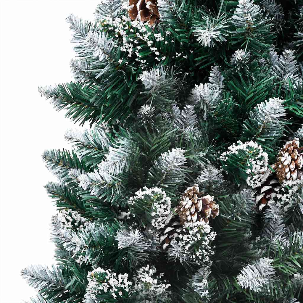 Albero di Natale Artificiale con LED e Set di Palline e Pigne 240 cm | homemem39