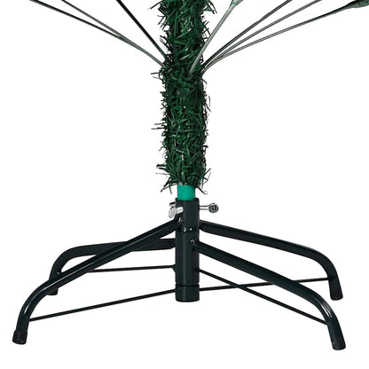 Albero di Natale Preilluminato con Palline Verde 180 cm PVC | homemem39