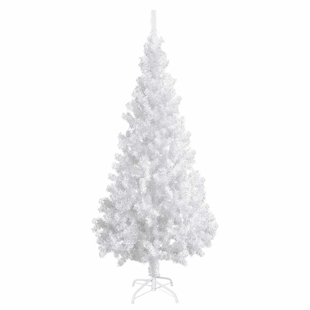 Albero di Natale Preilluminato con Palline Bianco 180 cm PVC | homemem39