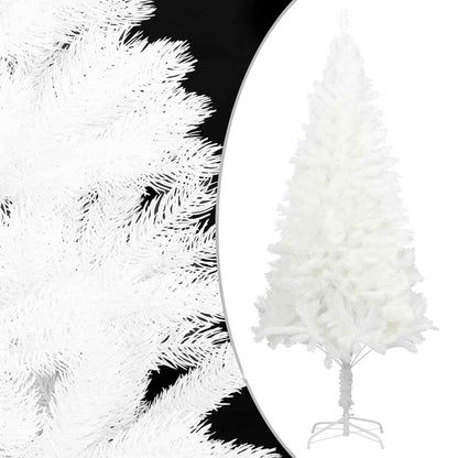Albero di Natale Preilluminato con Palline Bianco 210 cm | homemem39