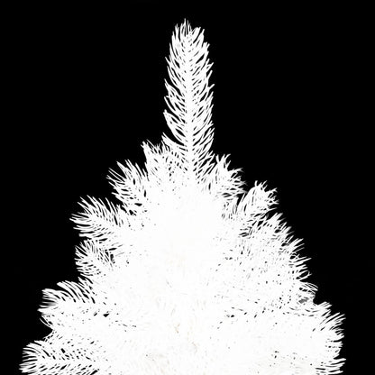 Albero di Natale Preilluminato con Palline Bianco 240 cm PVC | homemem39