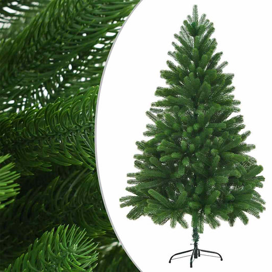Albero di Natale Preilluminato con Palline Verde 180 cm | homemem39