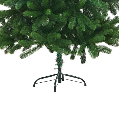 Albero di Natale Preilluminato con Palline Verde 180 cm | homemem39