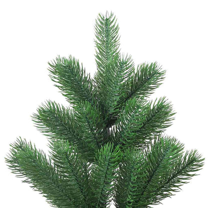 Albero Natale Artificiale Nordmann con LED Palline Verde 210 cm | homemem39