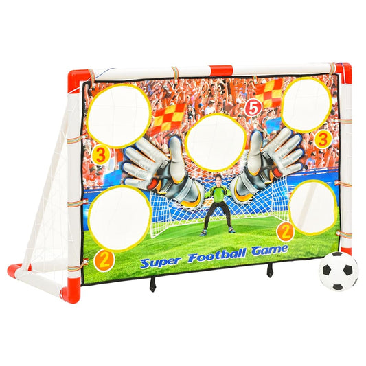 Set Porta da Calcio per Bambini con Pannello 120x51x77,5 cm - homemem39