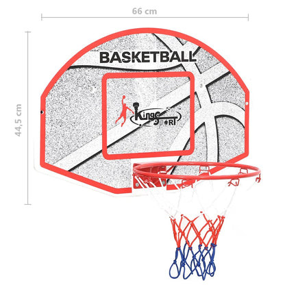 Set Tabellone da Basket da Parete 3 pz 66x44,5 cm | homemem39