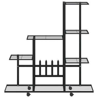 Portapiante con Ruote 94,5x25x92,5 cm in Metallo