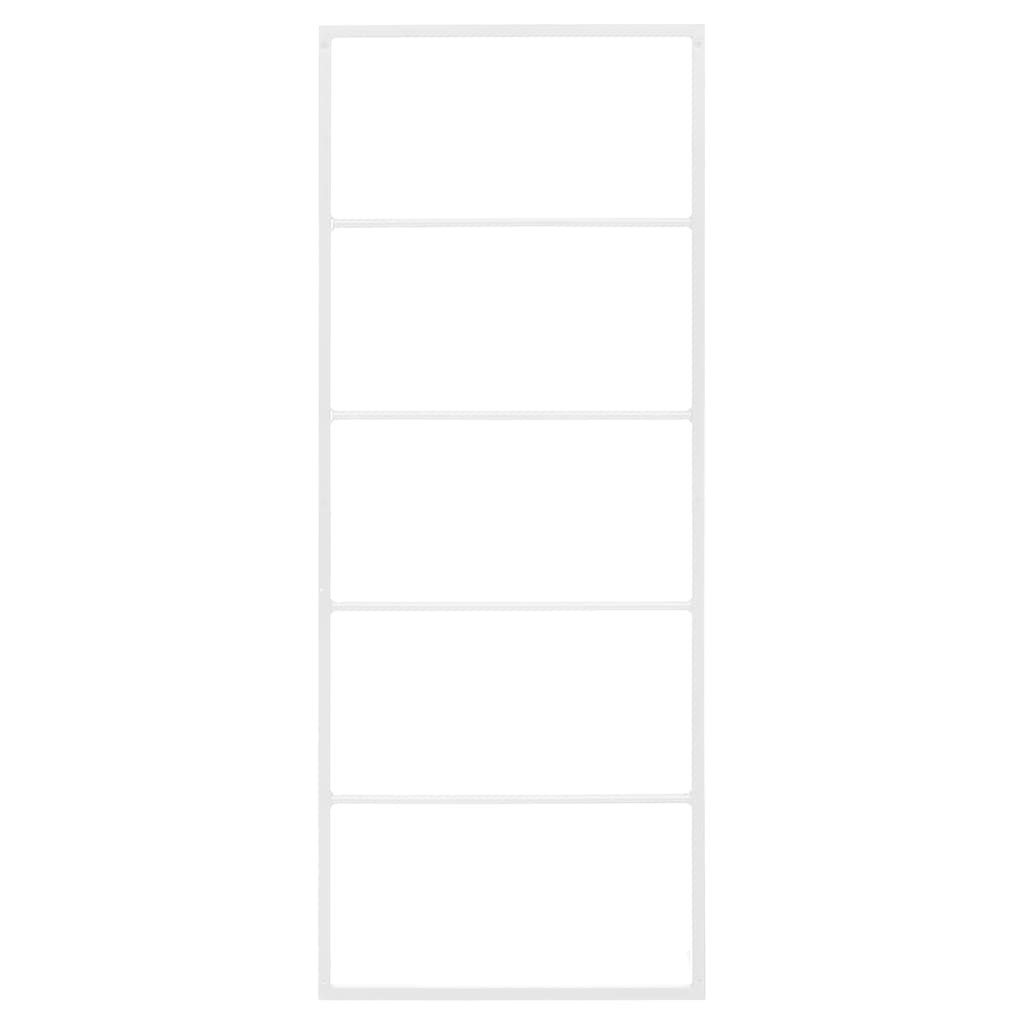 Portasciugamani Bianco 45x10x115 cm Acciaio