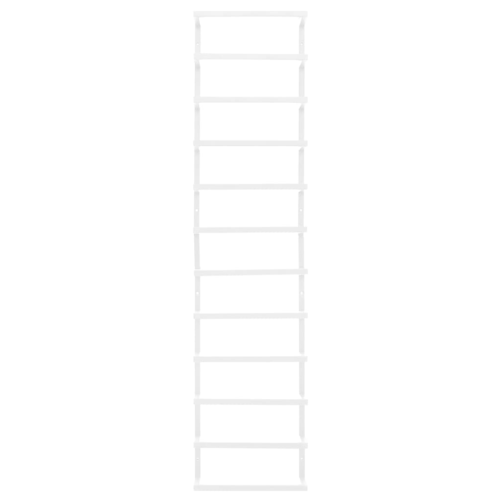 Portasciugamani Bianco 24x12x96 cm in Acciaio