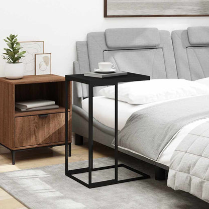 Tavolino da Salotto Nero 40x30x59 cm in Legno Multistrato | homemem39