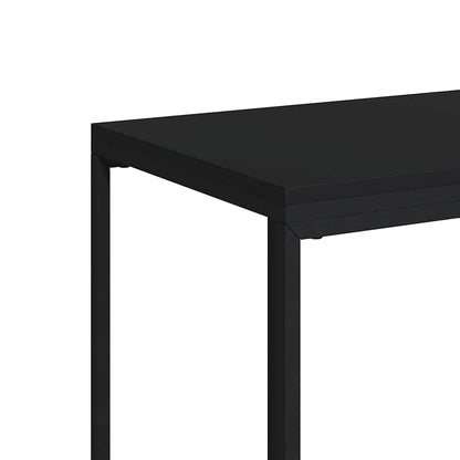 Tavolino da Salotto Nero 40x30x59 cm in Legno Multistrato | homemem39