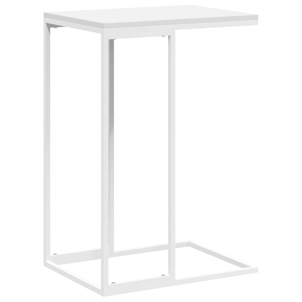 Tavolino da Salotto Bianco 40x30x59 cm in Legno Multistrato | homemem39