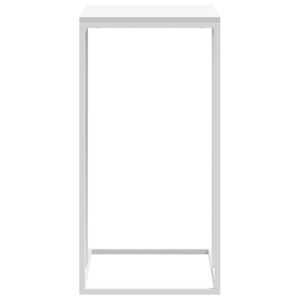 Tavolino da Salotto Bianco 40x30x59 cm in Legno Multistrato | homemem39