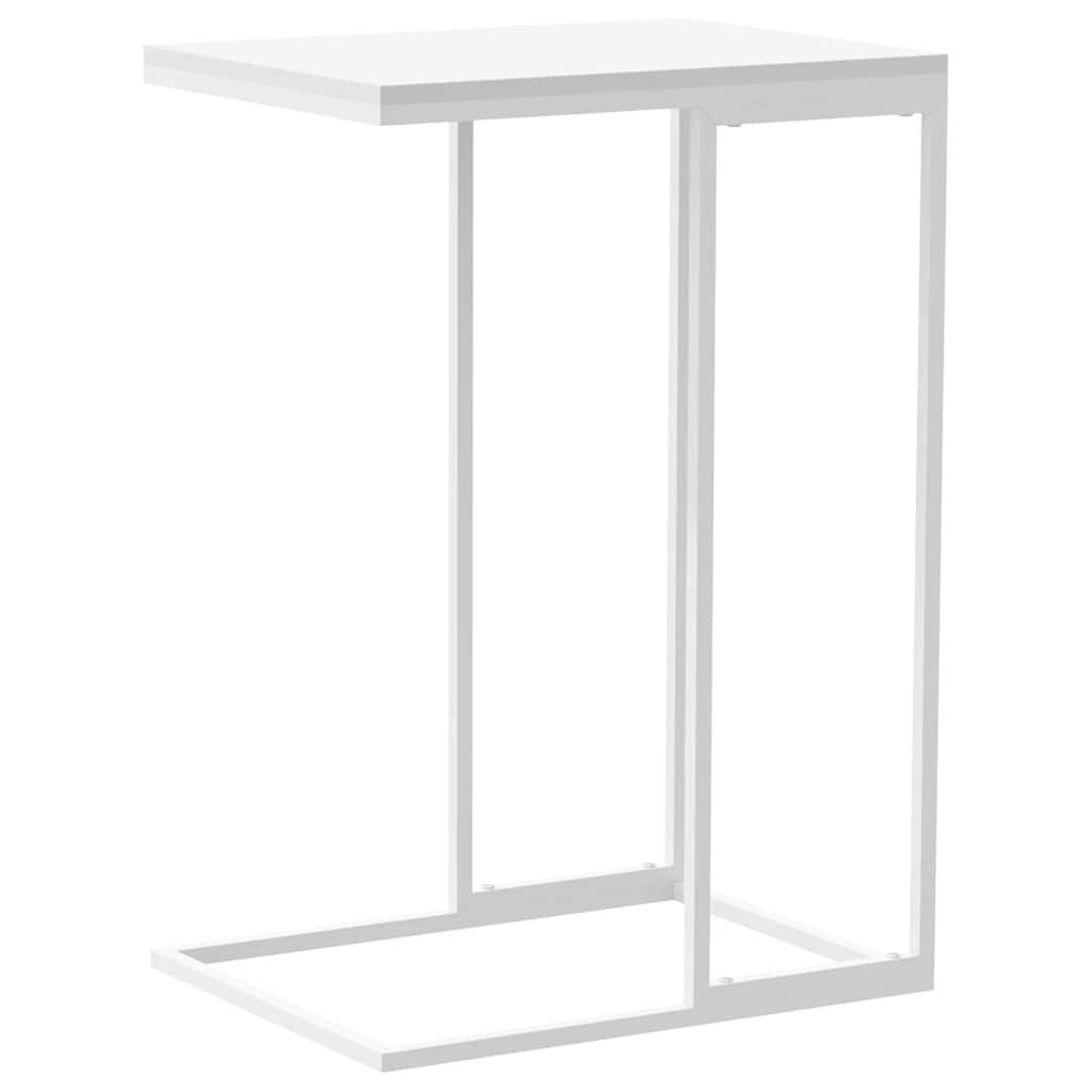 Tavolino da Salotto Bianco 40x30x59 cm in Legno Multistrato | homemem39