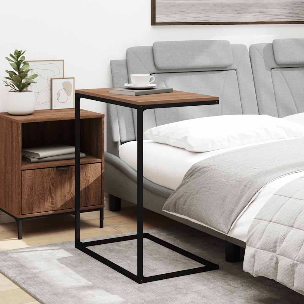 Tavolino da Salotto Nero 55x35x66 cm in Legno Multistrato | homemem39