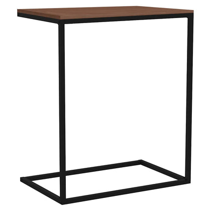Tavolino da Salotto Nero 55x35x66 cm in Legno Multistrato | homemem39