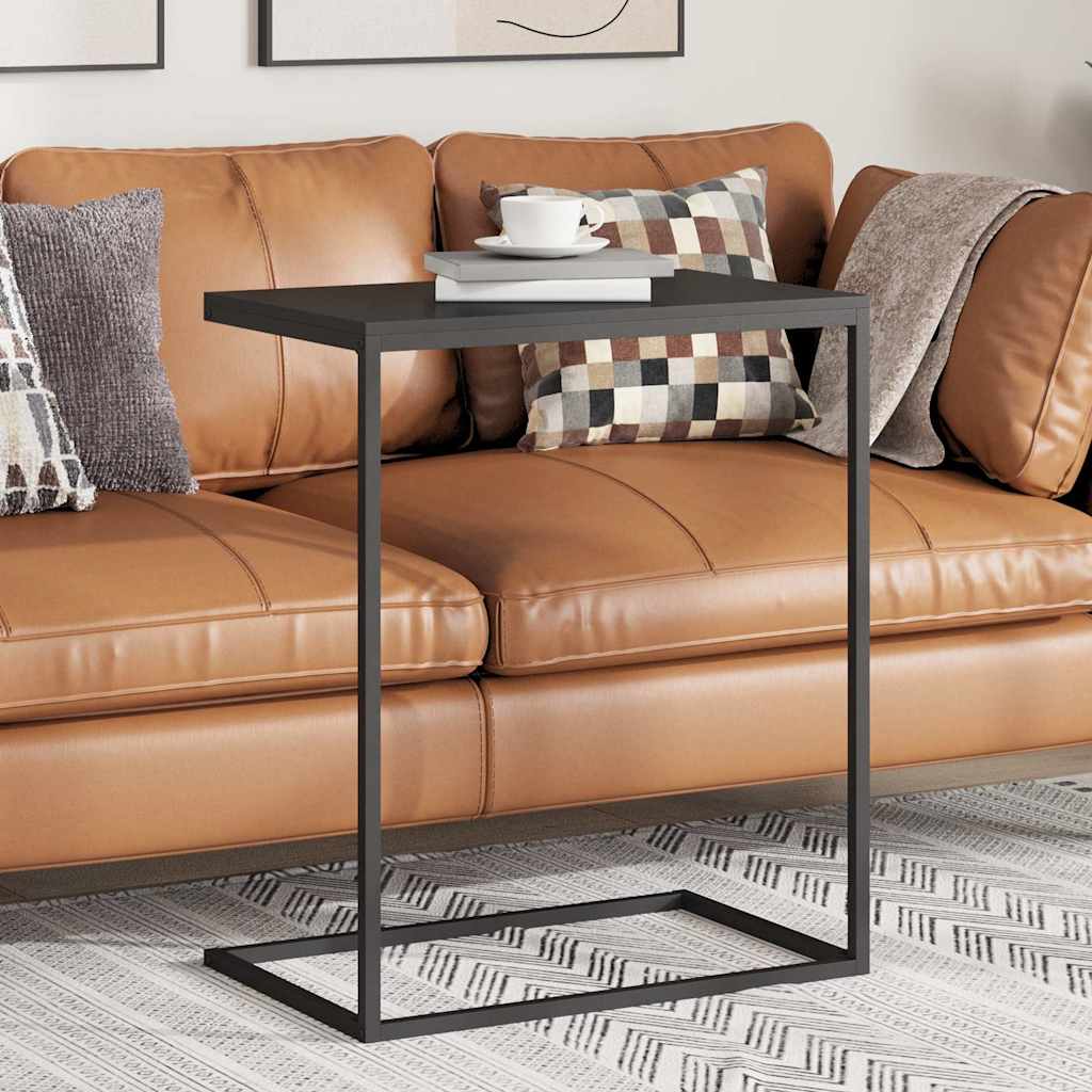 Tavolino da Salotto Nero 55x35x66 cm in Legno Multistrato | homemem39