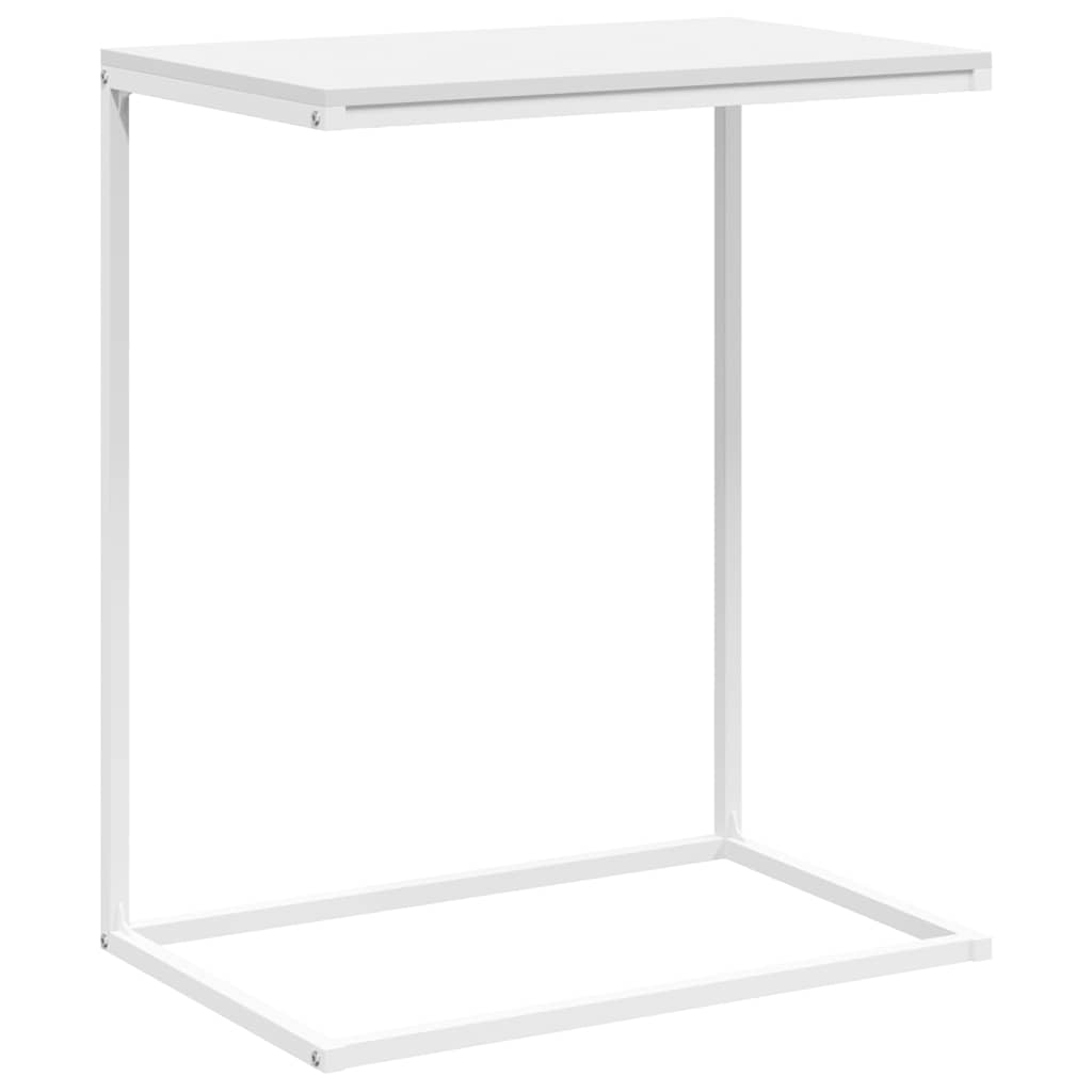 Tavolino da Salotto Bianco 55x35x66 cm in Legno Multistrato | homemem39