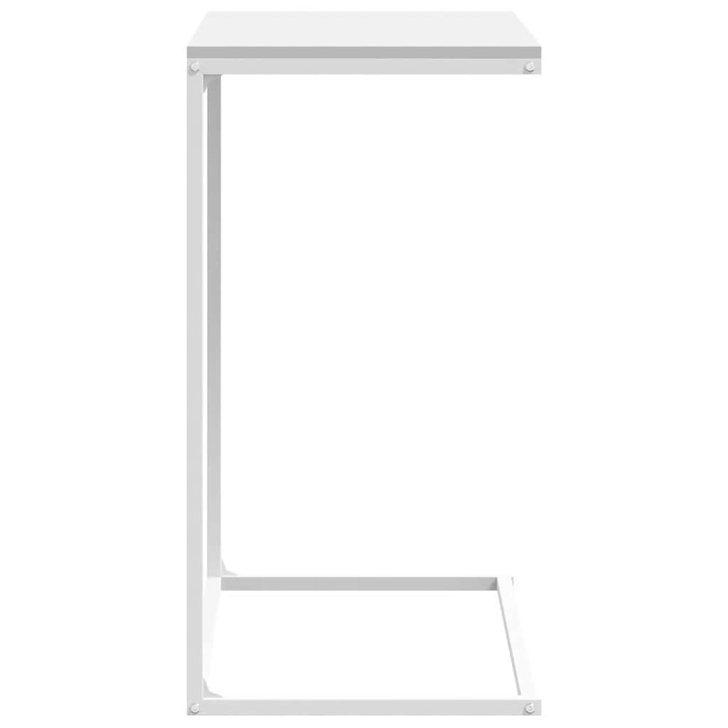 Tavolino da Salotto Bianco 55x35x66 cm in Legno Multistrato | homemem39