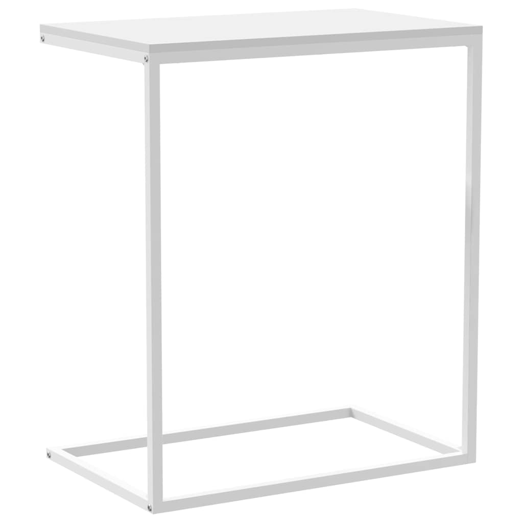 Tavolino da Salotto Bianco 55x35x66 cm in Legno Multistrato | homemem39