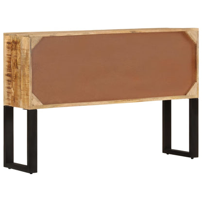 Credenza 110x30x74 cm in Legno di Mango Grezzo - homemem39
