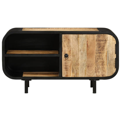 Mobile Porta TV 90x30x48 cm in Legno di Mango Grezzo | homemem39