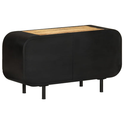 Mobile Porta TV 90x30x48 cm in Legno di Mango Grezzo | homemem39