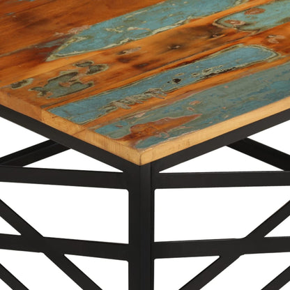Tavolino da Salotto 68x68x35 cm in Legno Massello di Recupero | homemem39