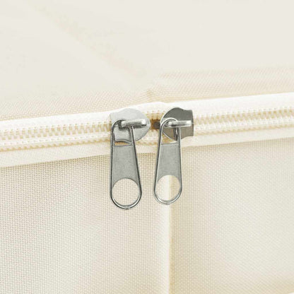 Scatola Portaoggetti in Tessuto 70x40x18 cm Crema