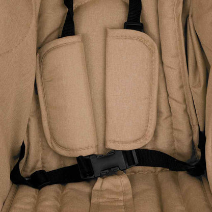 Passeggino Gemellare Tortora in Acciaio - homemem39