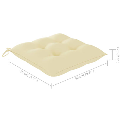 Sedie da Pranzo da Esterni con Cuscini 6 pz Massello di Acacia - homemem39