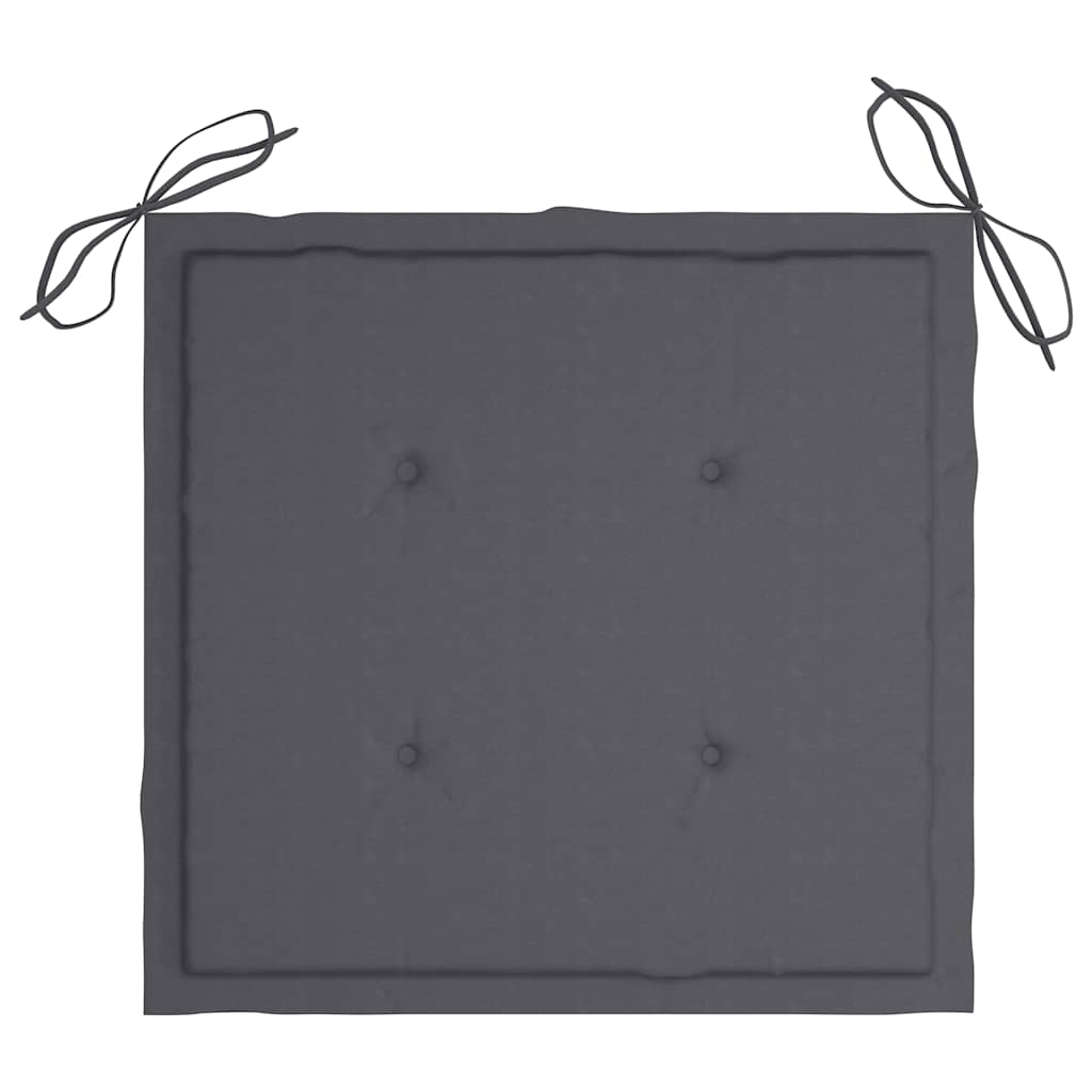 Sedie da Giardino con Cuscini 6 pz in Legno Massello di Teak - homemem39