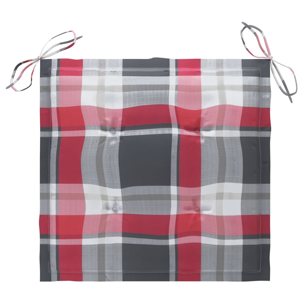 Sedie da Giardino con Cuscini 6 pz in Legno Massello di Teak - homemem39