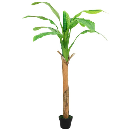 Albero di Banane Artificiale con Vaso 180 cm Verde - homemem39