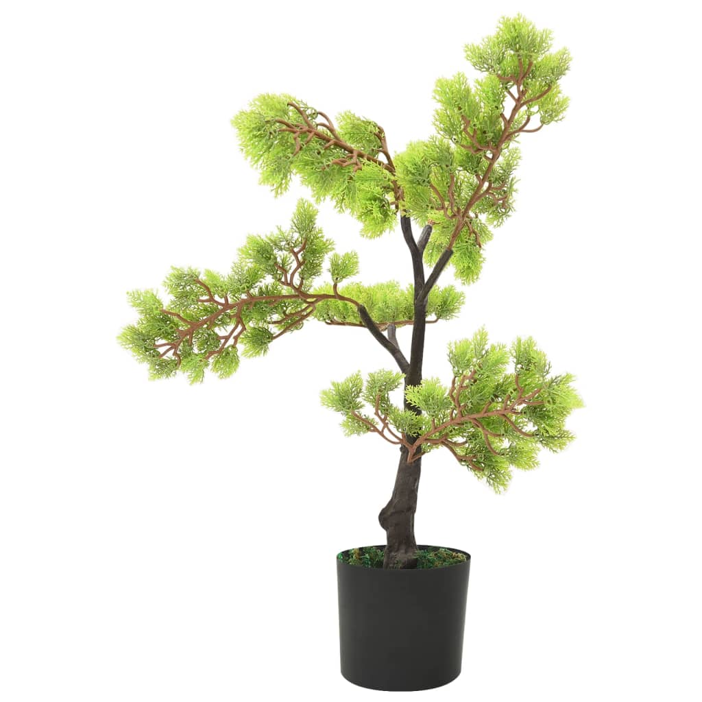 Bonsai di Cipresso Artificiale con Vaso 60 cm Verde | homemem39