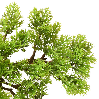 Bonsai di Cipresso Artificiale con Vaso 60 cm Verde | homemem39