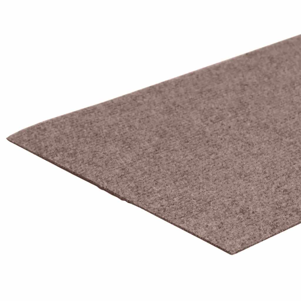 Tappetini per scale autoadesivi 15 pz 60x25 cm marrone chiaro rettangolari | homemem39