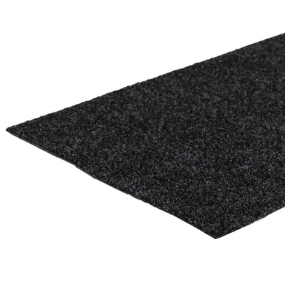 Tappetini per scale autoadesivi 15 pz 60x25 cm Grigio Scuro Rettangolari | homemem39