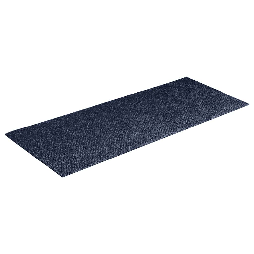 Tappetini per scale autoadesivi 15 pz 60x25 cm Grigio Blu Rettangolari | homemem39
