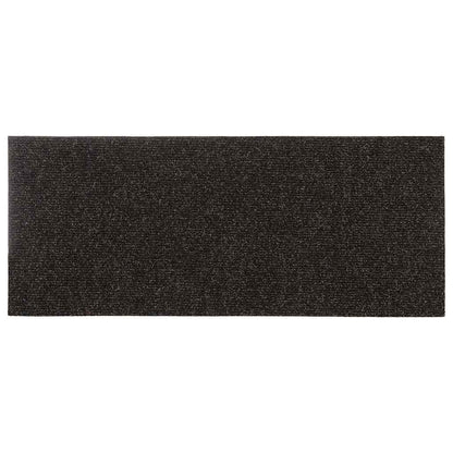 Tappetini per scale autoadesivi 15 pz 60x25 cm marrone scuro rettangolari | homemem39