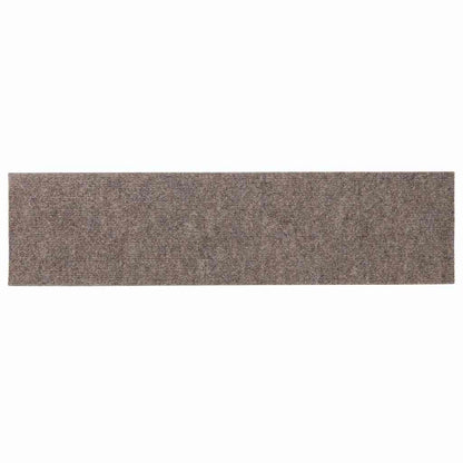 Tappetini per scale autoadesivi 15 pz 76x20 cm beige rettangolari | homemem39