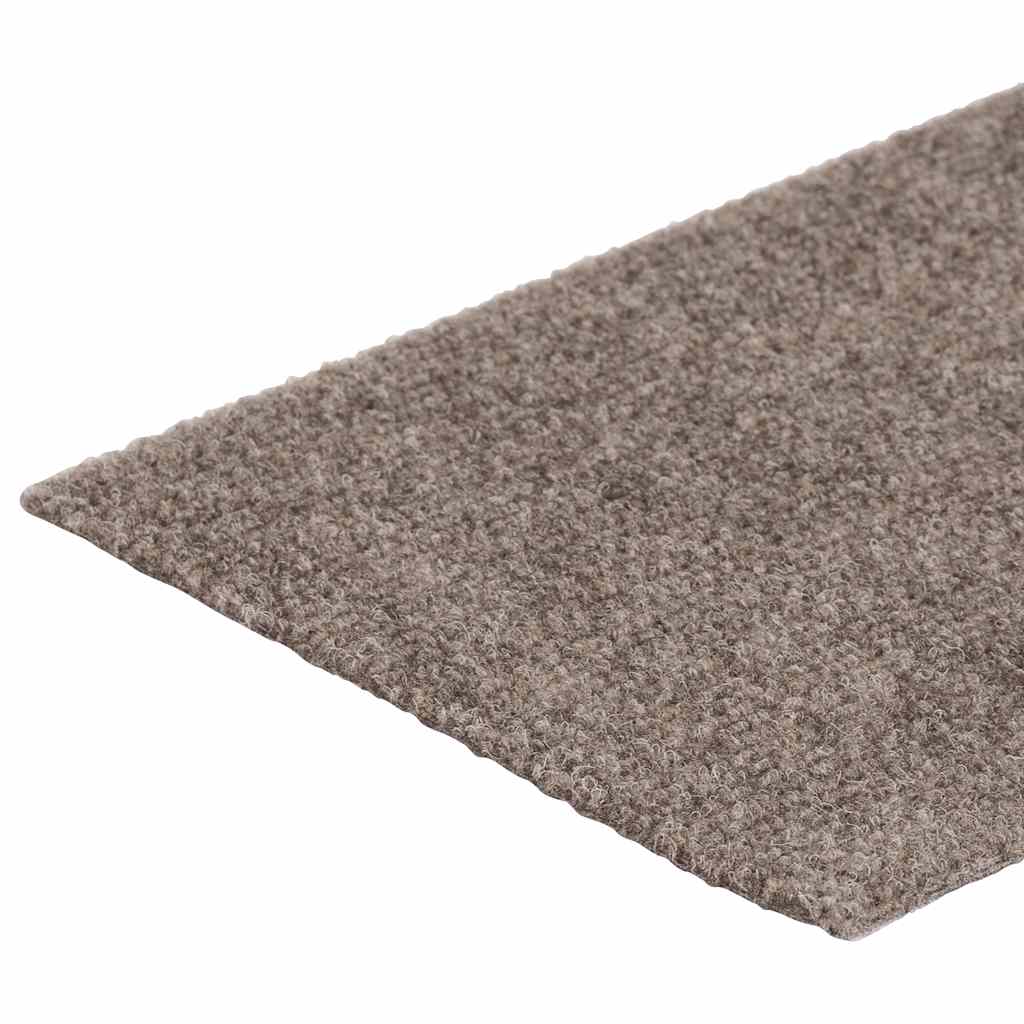 Tappetini per scale autoadesivi 15 pz 76x20 cm beige rettangolari | homemem39