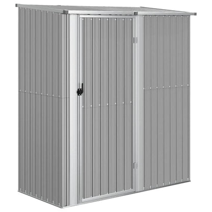 Capanno per Biciclette Grigio 180,5x97x209,5 cm Acciaio Zincato | homemem39