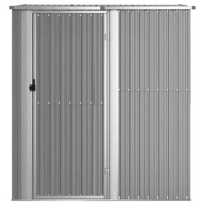 Capanno per Biciclette Grigio 180,5x97x209,5 cm Acciaio Zincato | homemem39