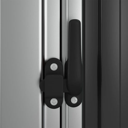 Capanno Biciclette Antracite 180,5x97x209,5 cm Acciaio Zincato - homemem39