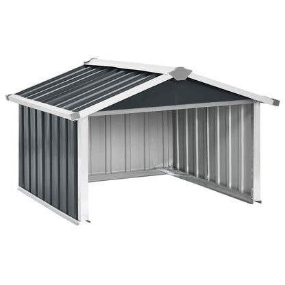 Capanno per Robot Tosaerba 92x97x63cm Acciaio Zincato Antracite | homemem39