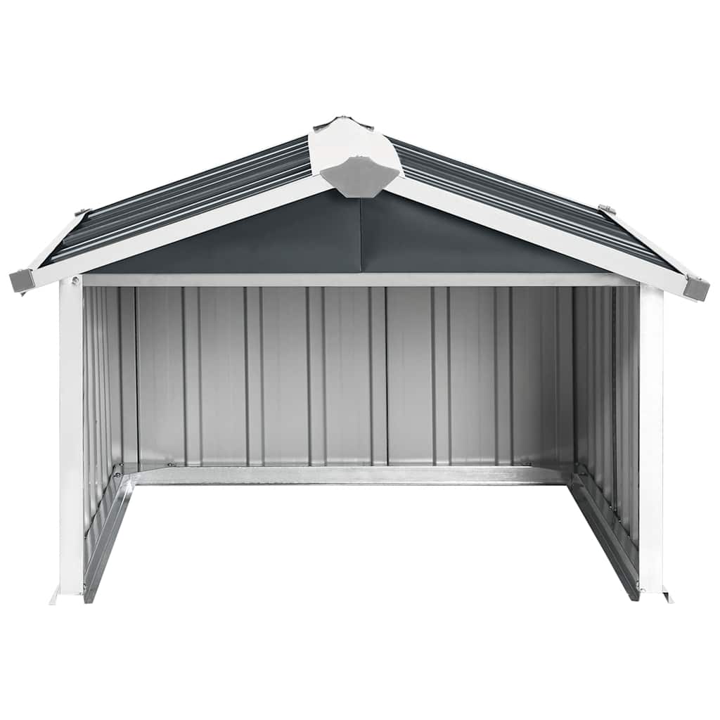 Capanno per Robot Tosaerba 92x97x63cm Acciaio Zincato Antracite | homemem39