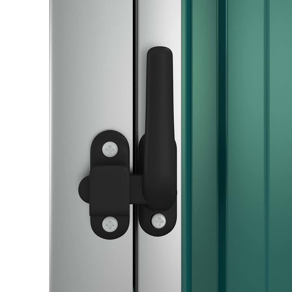 Capanno per Attrezzi Verde 88x89x161 cm in Acciaio Zincato - homemem39