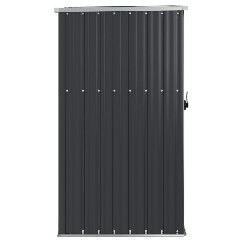 Anthracite Tool Shed 88x89x161 cm Galvanized Steel