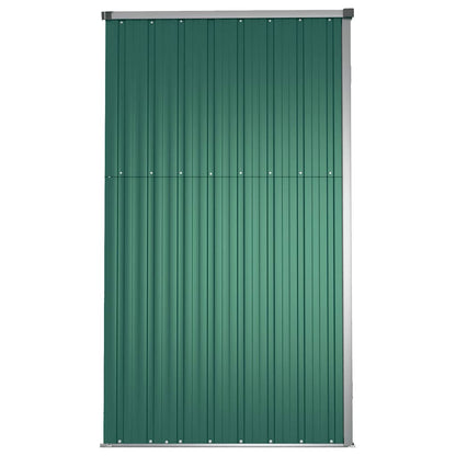 Capanno per Attrezzi Verde 161x89x161 cm in Acciaio Zincato - homemem39